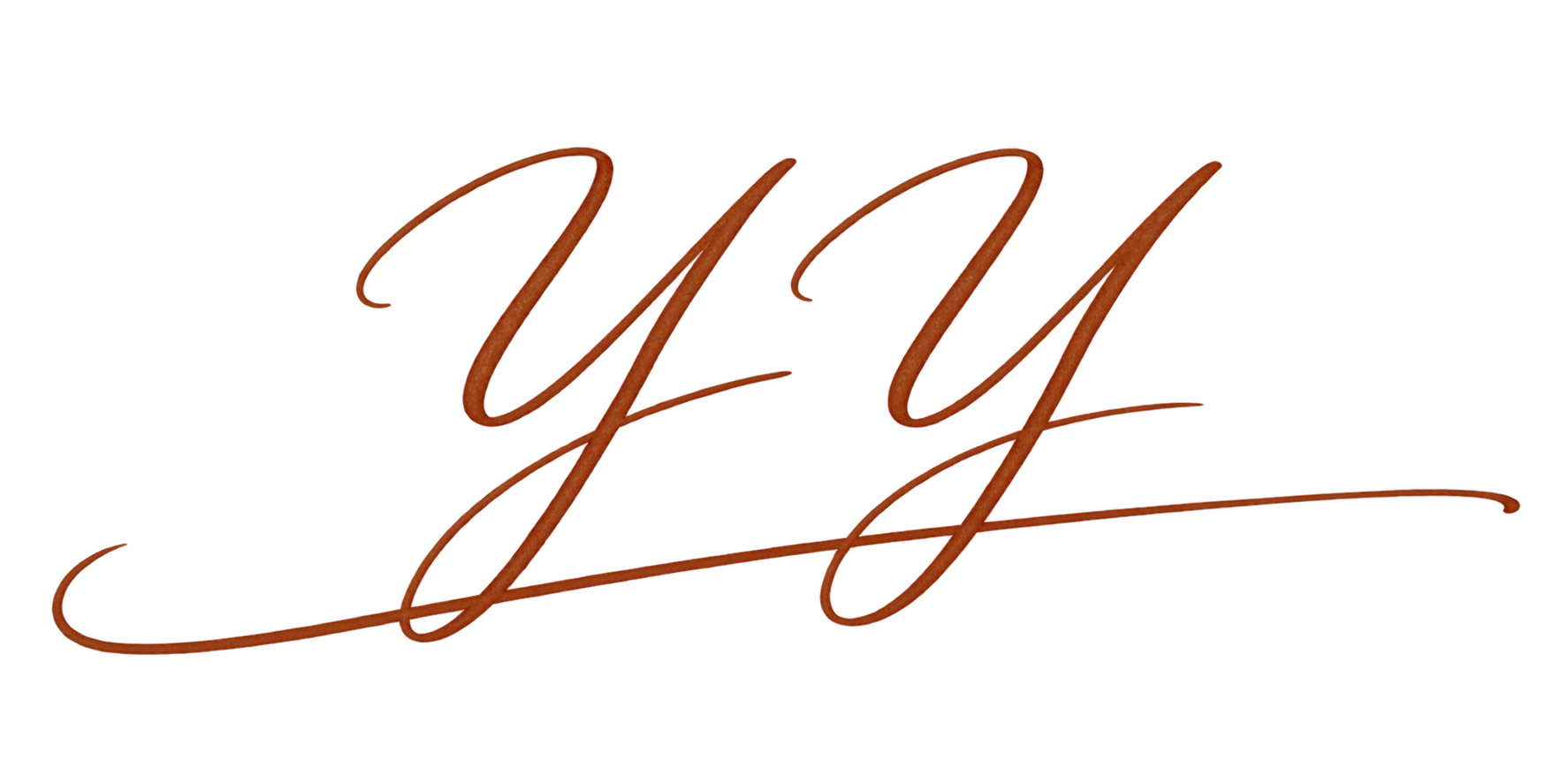 YY, signature manuscrite du fondateur